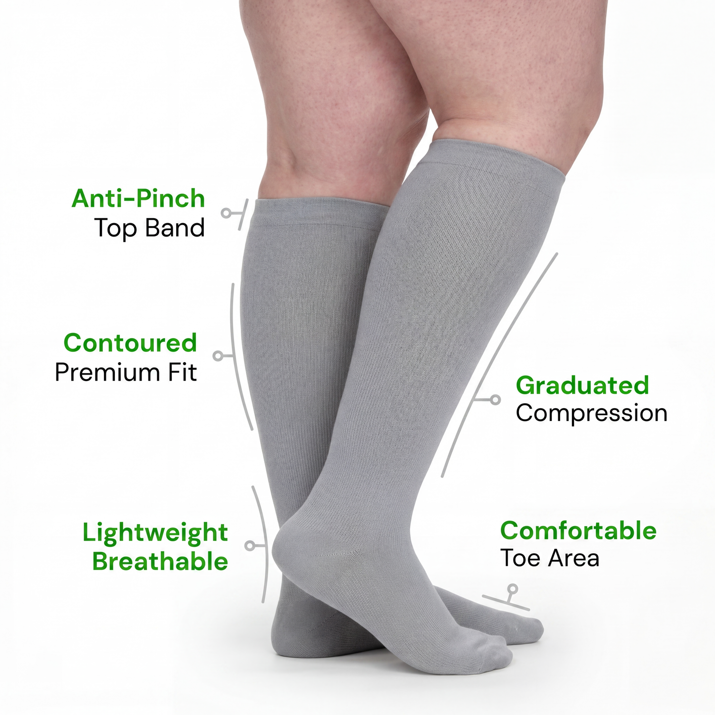 OrthoFlow™ Compression Socks - Purple