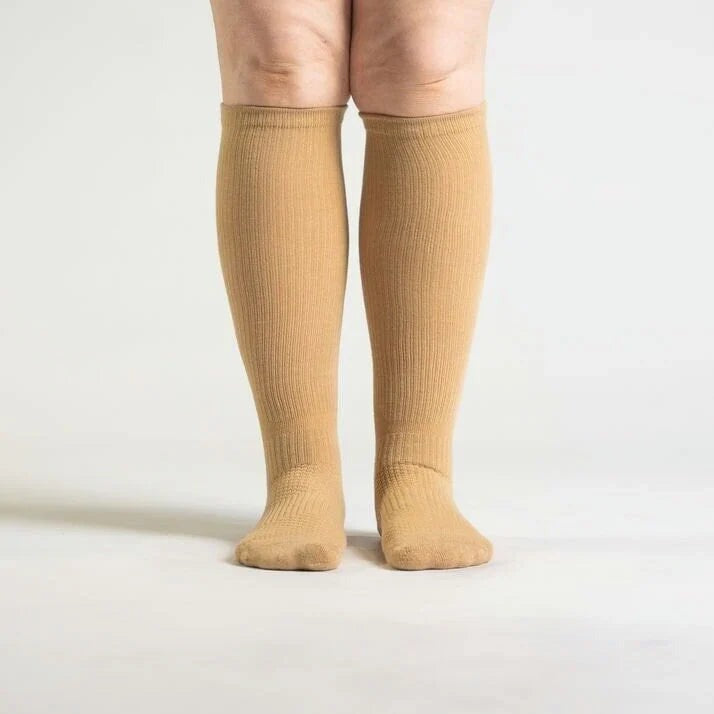 OrthoFlow™ Compression Socks - Black White